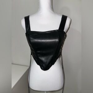 Black corset top